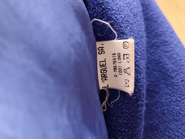 Veste courte en laine 80's